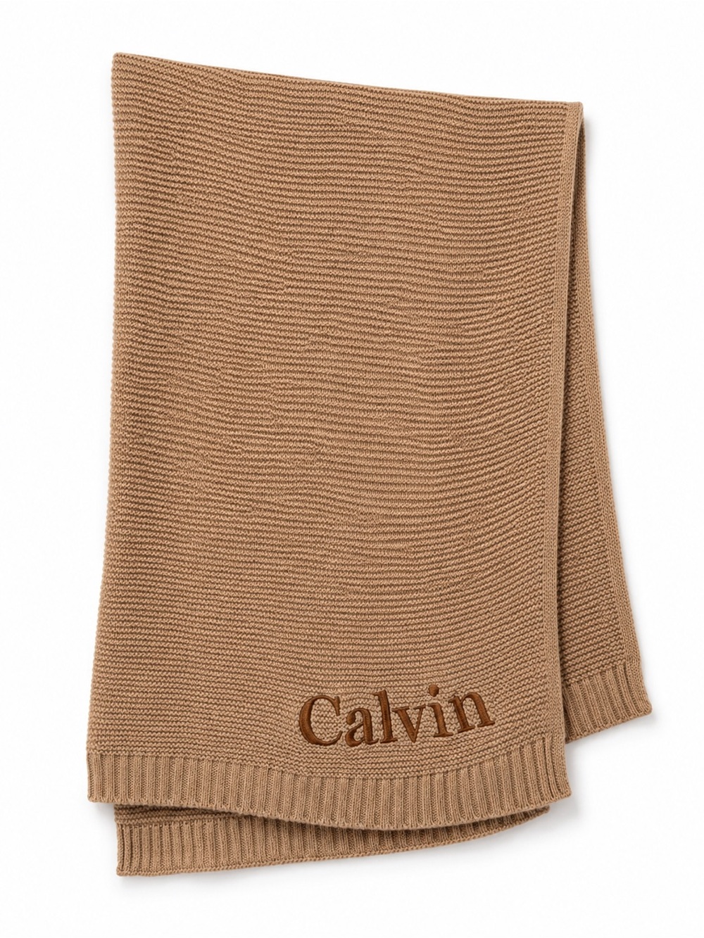 Calvin Klein scarf/blanket beige 44"x32"